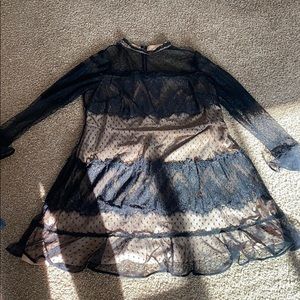 Lace cocktail dress- perfect for wedding guest